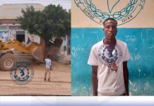 Booliska Soomaaliyeed oo gacanta ku dhigay eedaysane si bareer ah cagaf ugu jaray geedo waa weyn oo ku yaalo degmada Deyniile
