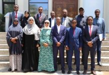 Guddiga horumarinta adeegga bulshada ee BJFS oo kulan su’aalo weydiin ah la qaatay guddiga Qaran ee Shaqaalaha Rayidka.