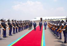 Madaxweynaha JFS iyo wafdi la socda ayaa gaaray dalka Rwanda