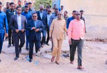 Wasiirka Arrimaha Gudaha XFS oo kormeeray dhismaha Xarunta Wasaaradda oo dhawaan la baneeyay