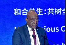 Wasiirka Warfaafinta XFS oo khudbad ka jeediyay shirka Iskaashiga Warbaahinta Afrika iyo China