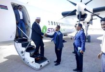 Wafdi uu hoggaaminayo wasiirka qorsheynta oo Dhuusamareeb gaaray