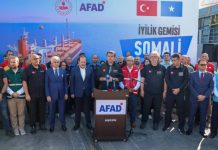 Turkiga oo markab gargaar wada u soo diray Soomaaliya