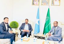 Madaxweyne Ku Xigeenka Galmudug oo la kulmay Safiirka Sacuudiga ee Soomaaliya