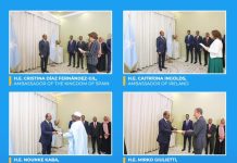 Madaxweyne Xasan Sheekh oo aqoonsiga danjirenimo ka guddoomay 6-safiir