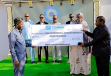 Guddiga Maaliyadda Gurmadka Qaran oo $20,000 ku wareejiyay qoys ay waxyeello culus kasoo gaadhay qaraxii Liido