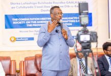 Wasiirka Cadaaladda XFS oo Gaalkacyo ka furay shir ku saabsan wax ka-beddelka cutubyo ka mid ah dastuurka