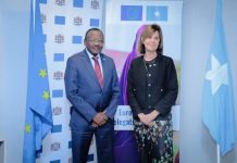 Wasiirka Qoyska oo la kulmay safiirka Midowga Yurub