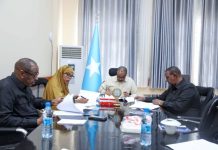 Guddoomiye ku xigeenka labaad ee Aqalka sare oo shir guddoomiyay kulanka lixaad ee Guddiga Arrimaha Gudaha