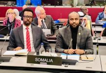 Xoghayaha guud ee golaha shacabka oo ka qaybgalay shirka xoghayaasha Baarlamaanka adduunka