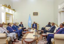 Madaxweyne Xasan Sheekh oo furay shirka shirka golaha wadatashiga Qaranka