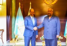 Madaxweynayaasha Soomaaliya iyo Jabuuti oo kulan muhiim ah ku yeeshay Jibuuti