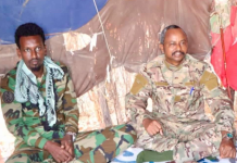 Taliyaha Ciidanka Dhulka XDS oo kormeeray furimaha dagaalka ka dhanka khawaarijta ee aagga Ceeldheer