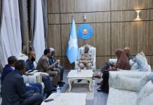 Guddoomiyaha Aqalka Sare oo la kulmay xubno ka socday Midowga Jaamacadaha dalka