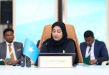 Wasiirka Deegaanka XFS oo dalka Sacuudiga uga qeyb gashay shir looga hadlayay Cagaarinta Bariga dhexe