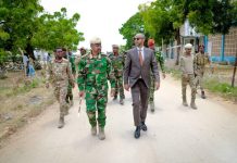 Wasiirka Difaaca oo kormeeray Xarunta Ciidanka Dhulka Xoogga