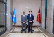 Guddoomiyaha Hay’adda SoDMA oo la kulmay Safiirka Turkiga