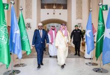 Wasiirka Arrimaha Dibadda XFS oo la kulmay dhiggiisa Sucuudiga