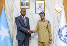 Taliyaha Boliiska Soomaaliyeed oo la kulmay safiirka Sucuudiga ee Soomaaliya