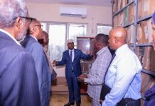 Wasiir Fiqi oo dib u furay Xarunta Kaydka Wasaaradda Arrimaha Dibadda