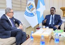 Wasiirka Arrimaha Gudaha oo kulan la yeeshay wafdi uu horkacayrey Denjiraha Finland ee Soomaaliya