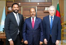 Madaxweyne Xasan Sheekh oo la kulmay wafdi ka socday Dalka Finland