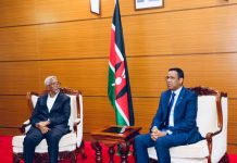 Guddoomiyaha Golaha Aqalka Sare iyo wafdi uu hoggaaminayo oo soo gaaray Nairobi