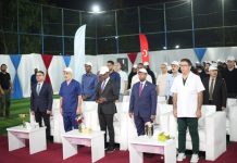 Mas’uuliyiin ka tirsan dowladda FS oo qeyb galay xuska 11-sano guurada dib u hawlgelinta Isbitaalka Digfeer