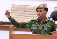 Golaha Wasiirada oo Taliyaha Ciidanka Xoogga u magacaabay sarreeye Gaas Odowaa