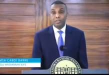 Ra’iisul Wasaare Xamse “Hanaanka doorasho ee Axmed ka wado Kismaayo waa sharci daro”