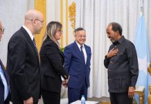 Madaxweyne Xasan Sheekh oo qaabilay wafdi sare oo ka socday Dowladda Algeria