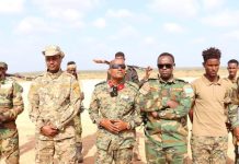 Ciidamo cusub oo ka tirsan xoogga dalka oo gaaray Raaskambooni.