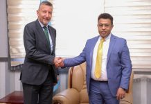 Agaasimaha Waaxda Yurub iyo Ameerika oo qaabilay Safiirka Switzerland