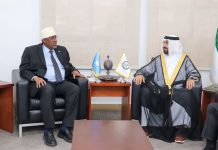 Safiirka Soomaaliya ee Masar oo la kulmayGuddoomiyaha Baarlamaanka Carabta