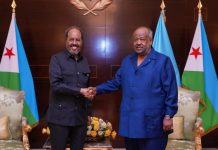 Madaxweyne Xasan Sheekh oo la kulmay dhigiisa dalka Jabuuti