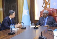 Guddoomiyaha Golaha Shacabka oo qaabilay Danjiraha Shiinaha ee Soomaaliya