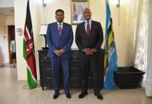 Danjire Ilyaas oo Tanzania kula kulmay Safiirka Kenya ee dalkaas