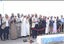 Xubnaha 2-da gole oo ka qeybgalay salaatul janaasa loo sameeyamarxuum Senator Gaagaab