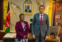 Danjiraha JFS ee Kenya oo qaabilay Siihayaha Safiirka Uganda ee dalka Kenya