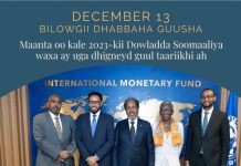 Sanad Kadib Gaariddii Hannaanka Deyn Cafinta Soomaaliya