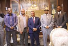 Wasiirka hawlaha guud oo qaabilay madax ka tirsan hay’adda Tis +