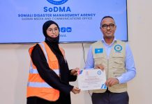 Guddoomiyaha SoDMA oo tababar u soo xiray howlwadeenno ka tirsan Hay’adda