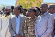 Mas’uuliyiin katirsan dowladda oo ka qeyb galay Salaada Janaasada (AUN) askartii lagu dilay degmada Ceelbaraf