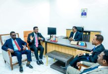 Wasiirka Arrimaha Gudaha oo booqday Xarunta Wasaaradda Caafimaadka ee Galmudug