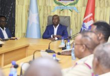 Guddoomiyaha Gobolka Banaadir oo kulan la qaatay hoggaanka Ciidanka Ilaalinta Deegaanka Dowladda Hoose ee Xamar