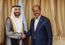 Madaxweyne Xasan Sheekh Oo La Kulmay Guddoomiyaha Baarlamaanka Carabta