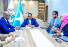 Wasiirka Arrimaha Gudaha XFS oo la kulmay Wakiilka UNHCR ee Soomaaliya