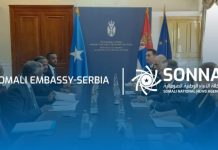 Safaaradda JFS ee Serbia oo dirtay hambalyo ku aaddan sanad-guurada 61-aad Wakaaladda SONNA