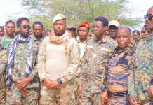 Taliyaha qaybta 21-aad ee ciidanka xoogga oo gaaray Degmada Wisil ee Gobolka Mudug