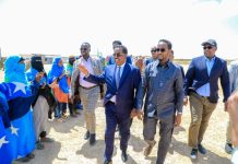 Wasiir Cali Xoosh oo gaaray Jowhar